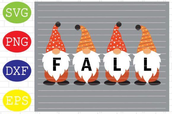 Fall Gnomes Svg, Gnomes Vector Files for Crafts and Graphics