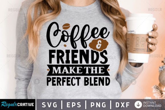 FREE Coffee Friends Make the Perfect B Graphics for Crafts