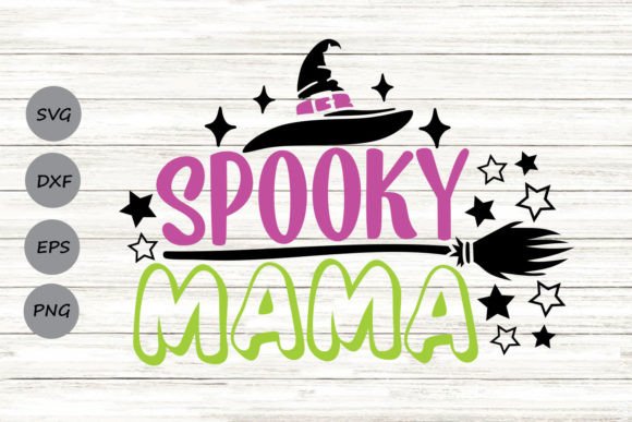 Spooky Mama Svg Graphics for Seasonal Crafts and Branding