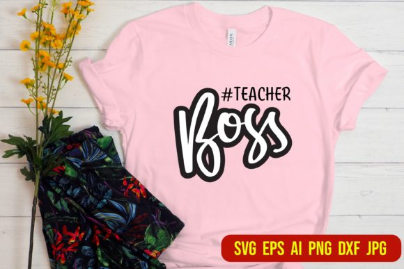 Teacher Boss Graphics for Crafts and Commercial Use